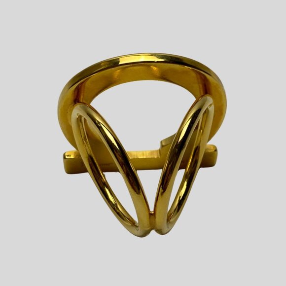 SALVATORE FERRAGAMO Gancini Scarf Ring Limited Edition - Picture 3 of 10